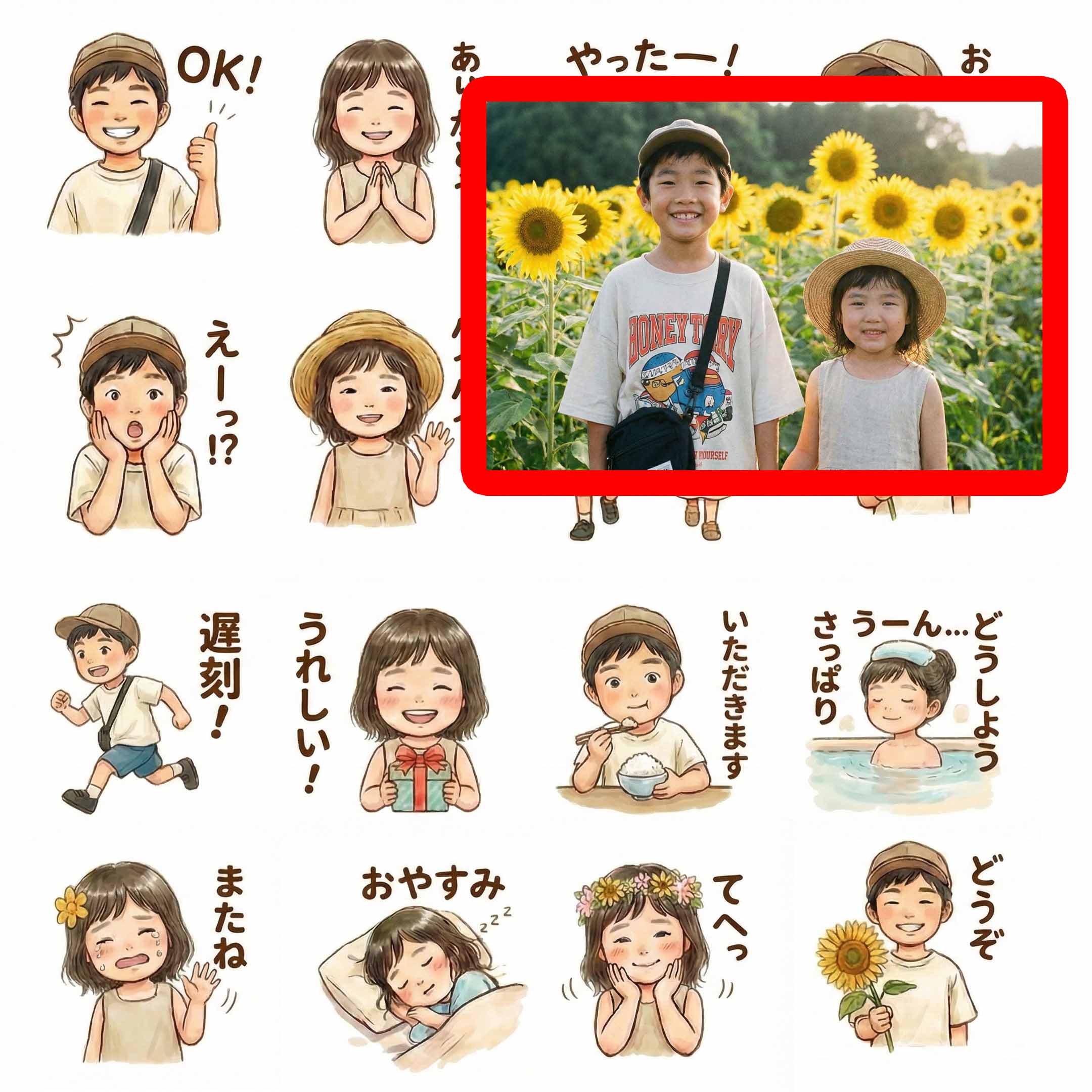 子供スタンプ実績