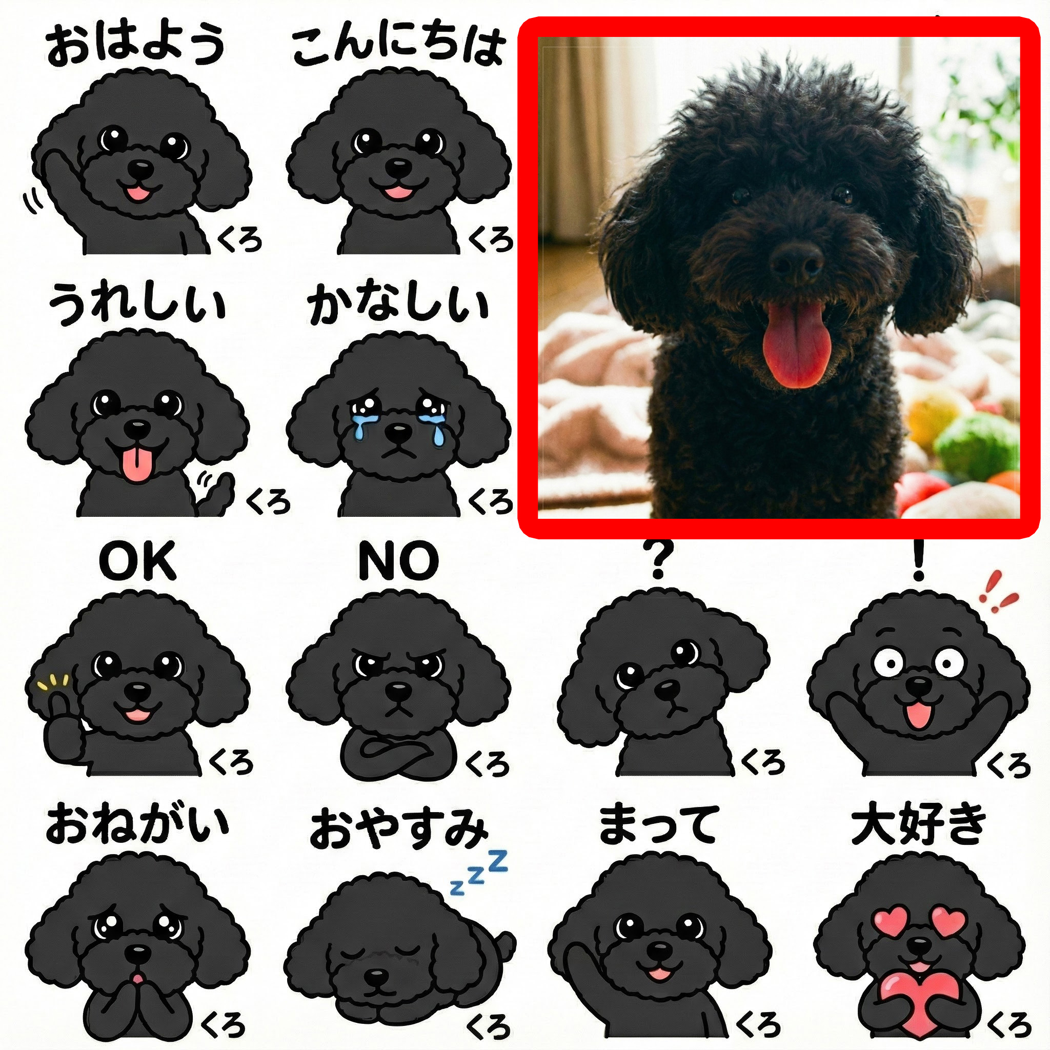 トイプードル制作事例