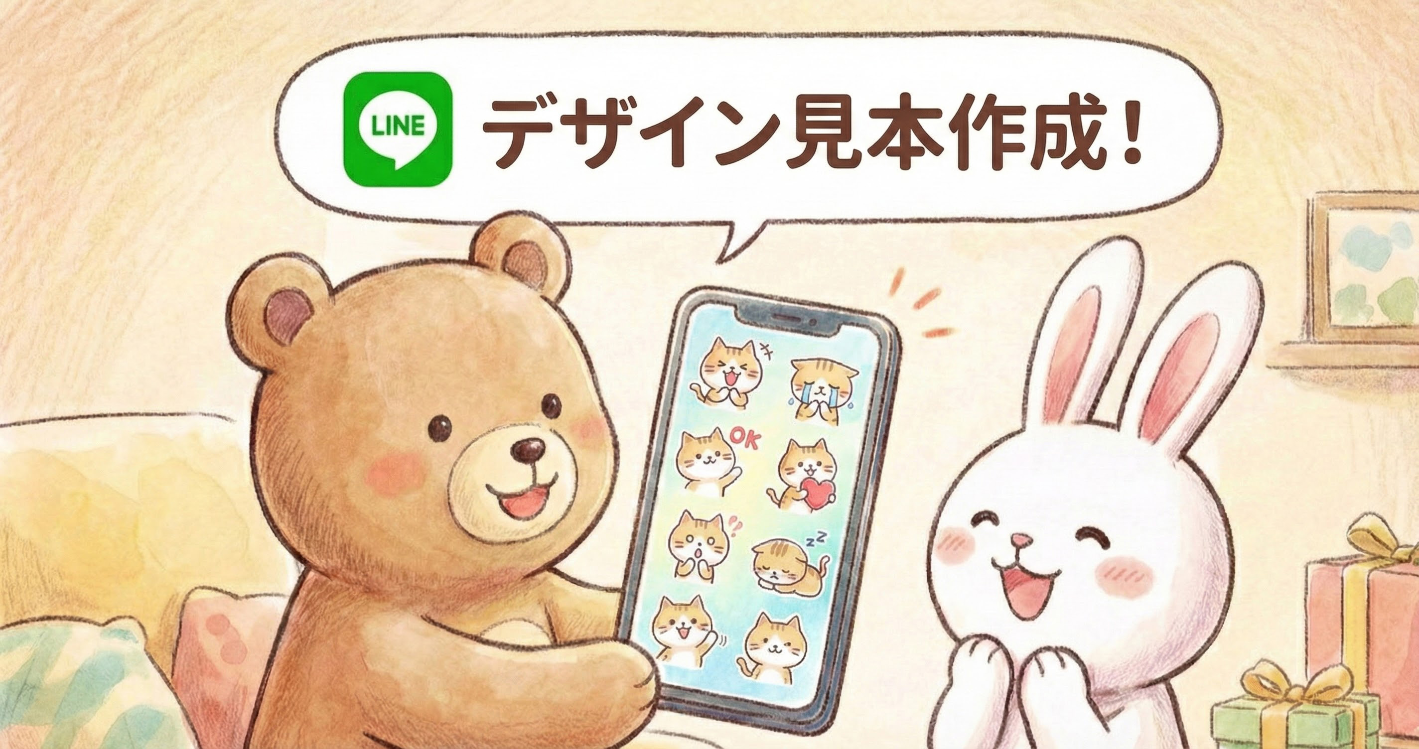 スタンプ画像作成イメージ